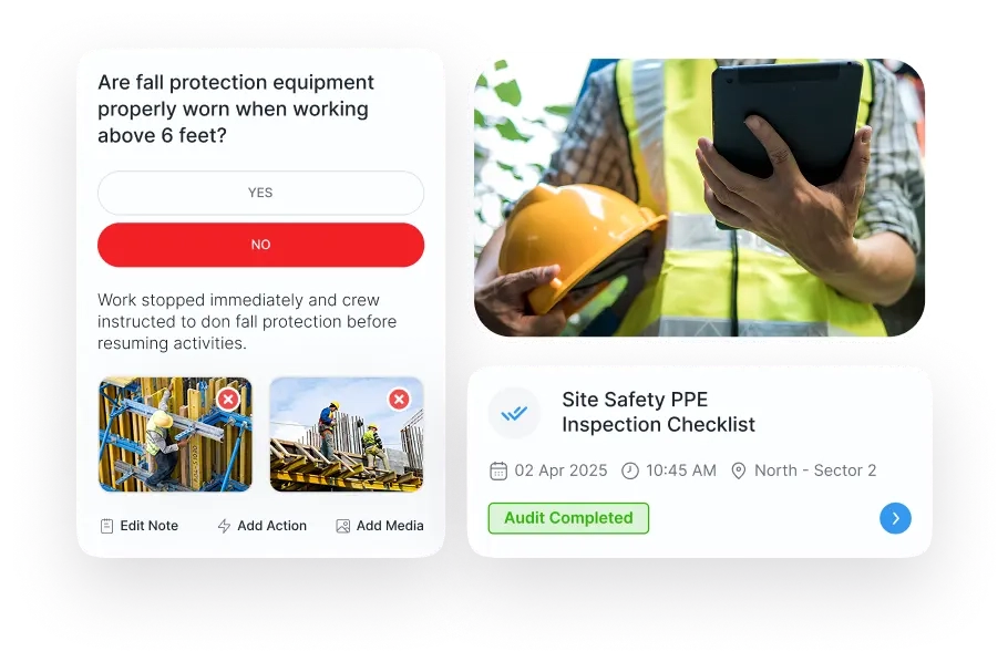 Protect your workforce with better safety audits and instant issue documentation