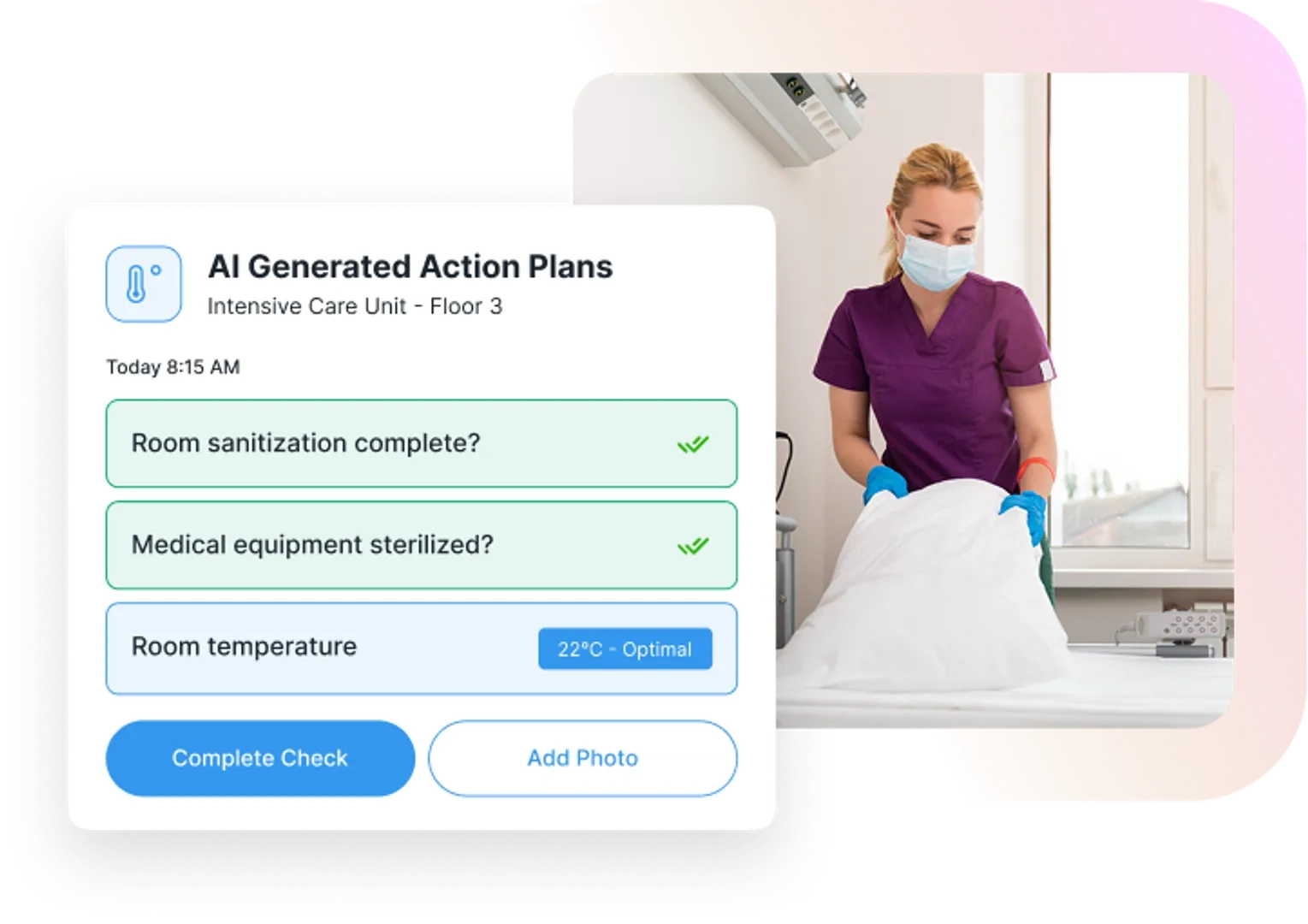 Elevate patient experience through exceptional facility care